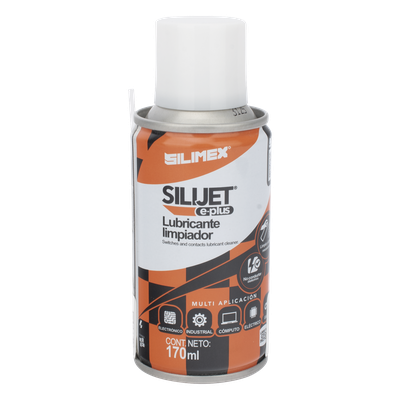 SILIMEX - Limpiador Lubricante Dieléctrico / Fórmula de Silicona / 170 ml / Tubo Extensor / Protección hasta 50 °C