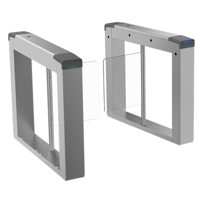 ACCESSPRO - Torniquete Swing para Exterior / Carril 90 cm / Motor Brushless / 3,000,000 MCBF / 20-60 Personas/Min / IR Anti-Tailgating / -20°C a 65°C