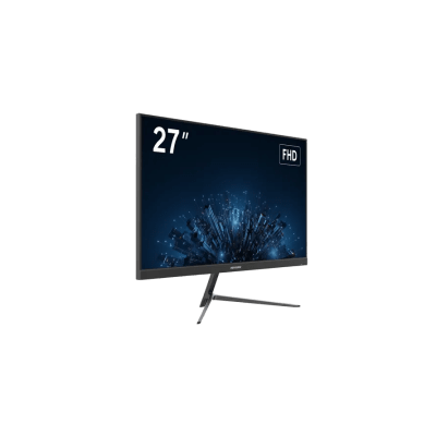 HIKVISION - Monitor LED Full HD (1080p) de 27" / Bocinas Integradas / 100 Hz / Ideal para CCTV, Oficina y Hogar / Entrada HDMI-VGA / VESA (100 X 100) / Uso 24/7 / IPS / Ultra Delgado