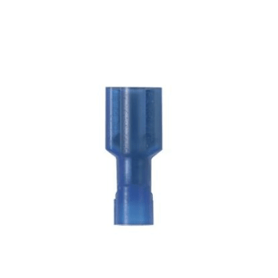PANDUIT - Terminal de Desconexión Hembra Pan-Term™ a 90º, Color Azul, Nylon, para cable 14-16 AWG, 0.250 x 0.032 " (6.3 x 0.8mm)
