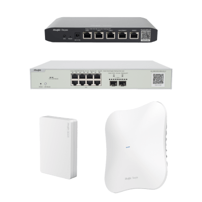 RUIJIE - Equipos Ruijie DEMO Ideal para Probar Integraciones de Redes Business y Enterprise con WiFi 7