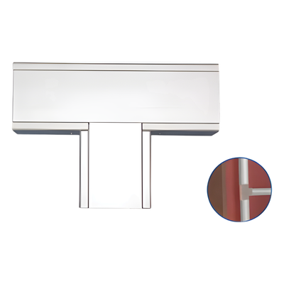THORSMAN - Accesorio en T / Aluminio anodizado / -20°C a 120°C / 1.213 kg / NOM-001-SEDE-2005