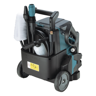 MAKITA - Hidrolavadora Inalámbrica / 11.5 MPa (1,668 psi) / 8.5 kPa Presión Regular / Manguera 5m (16.4 ft) / Baterías 40V 5Ah / Carga Rápida / Autocebado