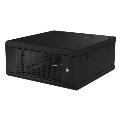 LINKEDPRO - Gabinete de Pared / Puerta Perforada / 4U / 19 in / 635 mm (2.08 ft) Profundidad / Acero Reforzado