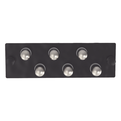 PANDUIT - Placa Acopladora de Fibra Óptica / 6 Conectores ST Simplex / Monomodo OS1/OS2 / Diseño Modular