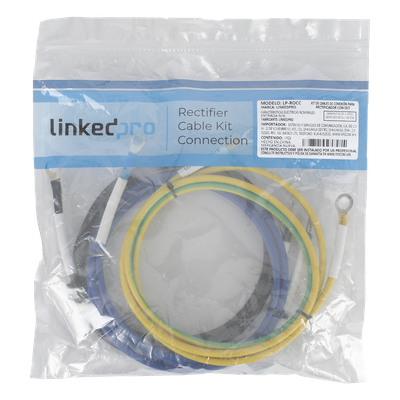 LINKEDPRO BY EPCOM - Kit de Cables de Conexión para Rectificador / 48 VDC / 1.5 m (4.9 ft) / Cobre / Modular