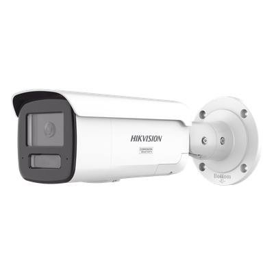 HIKVISION - Bala IP 4 Megapixel / Lente 4 mm / 60 mts IR + Luz Blanca / Exterior IP67 / WDR 130 dB / ACUSENSE 3.0 / Metal / NEMA 4X / ACUSEEK