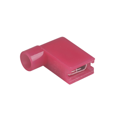 EPCOM POWERLINE - Terminal hembra aislada completa tipo L  / Baterías con terminal macho F1 / Para cables 22-16 AWG / Paquete de 25 piezas