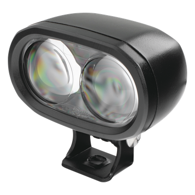 ECCO - Luz LED de Advertencia Peatonal / Punto Azul Proyectado / 12-80 VCC / IP67 / Aluminio y Policarbonato / 4.7 x 4.1 x 2.6 in