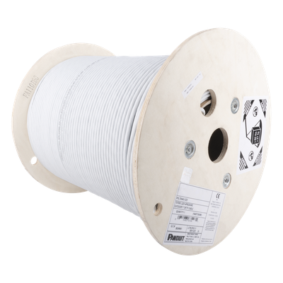 PANDUIT - Bobina de Cable Blindado F/UTP / Cat6A / 23 AWG / 10GBase-T / LSZH / 305 m (1000 pies)
