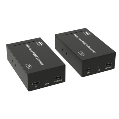 EPCOM PROAUDIO - Extensor USB-C 4K60 sobre fibra única hasta 10 km