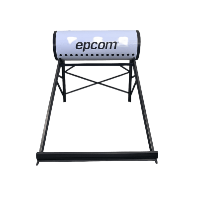 EPCOM - Bóiler Solar SIN TUBOS de 180L, Termotanque Inoxidable de Grado Alimenticio, Resistentes a Granizo de Hasta 25 mm/ l , Incluye Anodo de Magnesio