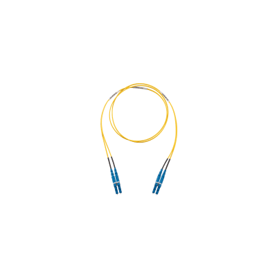 PANDUIT - Jumper de Fibra Optica Monomodo 9/125 OS2, LC-LC Duplex, LSZH (Cero Halógenos), Color Amarillo, 1 Metro (3.28 Pies)