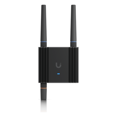 UBIQUITI - Router Celular LTE / Wi-Fi 4 / 2 Puertos FE / LTE Cat 4 150 Mbps / Dual Antena SMA / Alimentación USB-C o ATX DC
