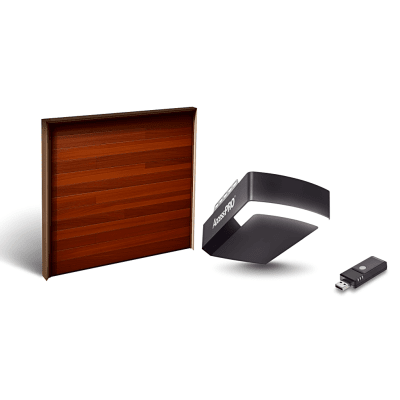 ACCESSPRO - KIT COMPLETO Incluye /Puerta D/ Garage / APDOORGF 12x7 Pies / Insulada / Interfase ACCESSWIFI / Motor FS1000M / 1/2HP / Fuerte/Silencioso/Luz LED/Motor DC .