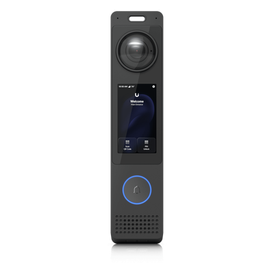 UBIQUITI - Sistema de Control de Acceso con Cámara Dual / 12 MP + 8 MP / Pantalla Táctil 3" / Audio Bidireccional / IP55 / PoE+
