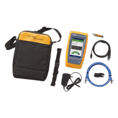FLUKE NETWORKS - Calificador de Red / Verificación 10 Gbps / Pantalla Multitáctil a Color / Diagnóstico de Switch / Mapa de Cableado con Distancia al Fallo / Autenticación 802.1x