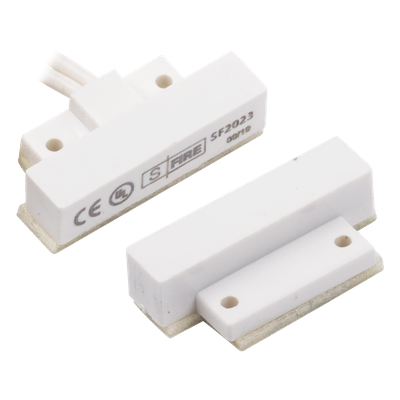 SFIRE - Contacto Magnético / GAP 13 mm (0.51 in) / Reed Switch NC / 12 VCC / Ultra Compacto / Puertas y Ventanas