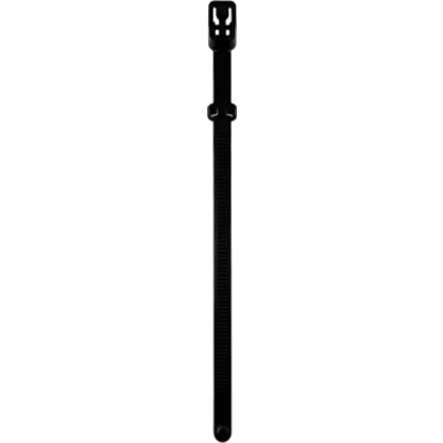 LINKEDPRO - Cincho de Nylon Reutilizable / Liberación Rápida / 7.6 × 250 mm / 55 kg / UL 94 V-2 / Negro / 100 Piezas