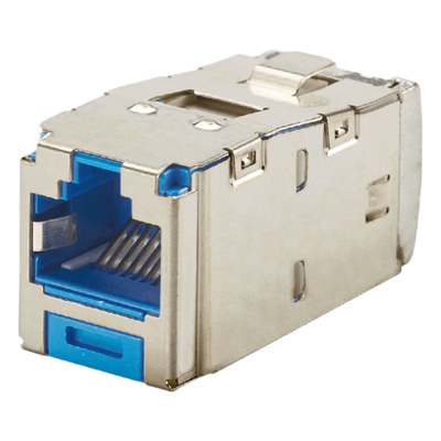 PANDUIT - Conector Jack RJ45 Blindado / Categoría 6 / 10GBase-T / Terminación sin Impacto / HDBaseT 100 m (328 ft) / Mini-Com TG