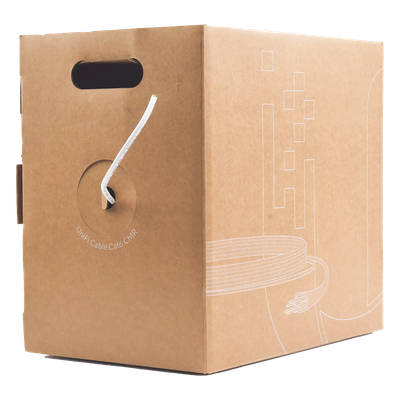UBIQUITI - Cable UTP Cat6 / 23 AWG Cobre Sólido / 1 Gbps / CMR Riser / Bobina 305 m (1000 pies)