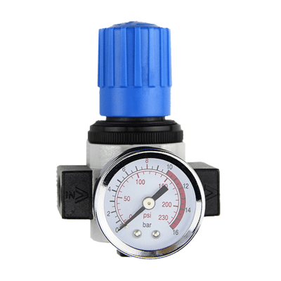 TITAN-AUTOMATION - Regulador de Presión Neumática / Puerto G1/4´´ / Entrada Máxima 230 psi / Salida Máxima 175 psi / Caudal Máximo 1700 l/min