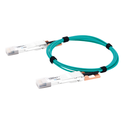 LINKEDPRO - Cable AOC QSFP-DD / 400 Gbps / Fibra Óptica Activa / 3 m (9.8 ft) / Alta Densidad / Hot-Swappable