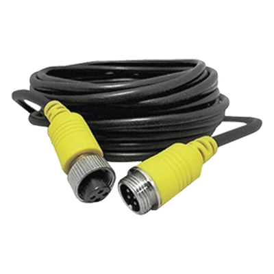 EPCOM - Cable Extensor para Videovigilancia Móvil / 11 m (36.1 ft) / Conector Aviación / Triple Transmisión VVA / Anti-Vibración / AHD y Analógico