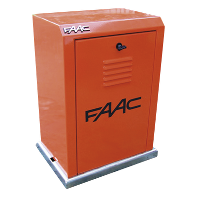 FAAC - Operador para Puerta Corrediza / Capacidad 3500 kg / Hoja Máxima 42 m (137.8 ft) / Motor Trifásico Asíncrono 850W / Voltaje 220V-400V Trifásico / IP Térmica 155°C
