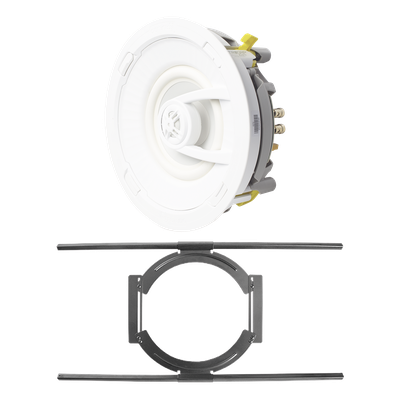 TRUAUDIO - Altavoz de Techo / 2 Vías / Woofer 7 in / Tweeter Cúpula Seda 1 in / 25-125 W / 88 dB / Soporte Acero Techos Suspendidos 8 in