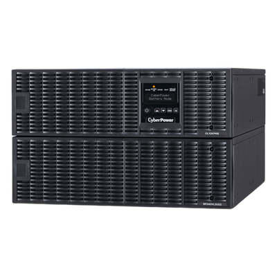 CYBERPOWER - UPS Online Doble Conversión / 10000 VA / 10000 W / 200-240 Vac / Terminal Hardwired / Onda Senoidal Pura / Torre o Rack 6 UR / 3 Tomas NEMA L6-30R
