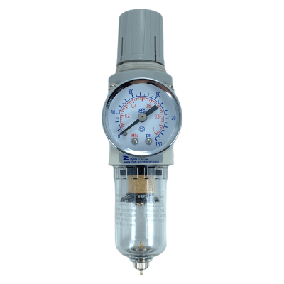 TITAN-AUTOMATION - Unidad de Filtrado y Lubricación NTA-AW2000-02 / Puerto G1/4´´ / Presión Máxima 150 psi / Caudal 1180 l/min / Precisión Filtro 40µm / Regulación y Lubricación Integrada