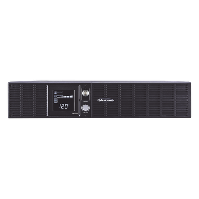 CYBERPOWER - UPS Línea Interactiva / 2000 VA / 1320 W / 8 Tomas NEMA 5-20R / Rack 2U o Torre / LCD Multifuncional