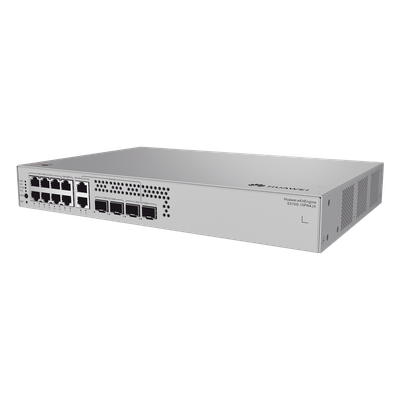 HUAWEI - Switch de Acceso Administrable / Capa 2+ / 6x PoE+ Gigabit + 2x PoE+ Multi-Gigabit 2.5G + 2x Gigabit + 2x SFP + 2x SFP+ / PoE Perpetuo / 128 W PoE / 3.6 x 18.3 x 14.0 pulgadas