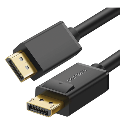 UGREEN - Cable DisplayPort 1.2 / 4K@60Hz / 2K@144Hz / Triple Blindaje / 5 m (16.4 ft) / Cobre 28AWG / Botón de Liberación
