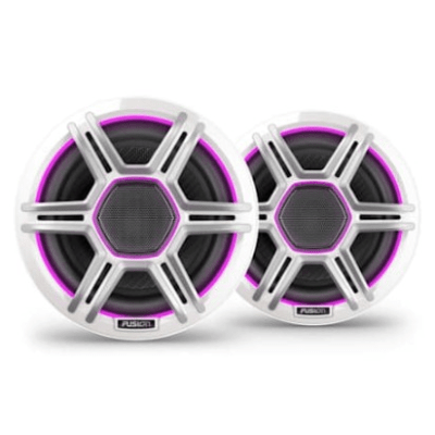 GARMIN - Altavoz Coaxial de 6.5 Pulgadas / Tecnología CURV® / 75 W RMS / IP66/IP67 / Iluminación LED CRGBW / Conector Resistente al Agua / Garantía de 3 Años