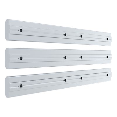 EPCOM INDUSTRIAL - Barra de Extensión para VideoWall LED / 180 mm (0.59 ft) / 4 Puntos de Montaje M6 / Espesor 8 mm / Ancho 155 mm (0.51 ft)