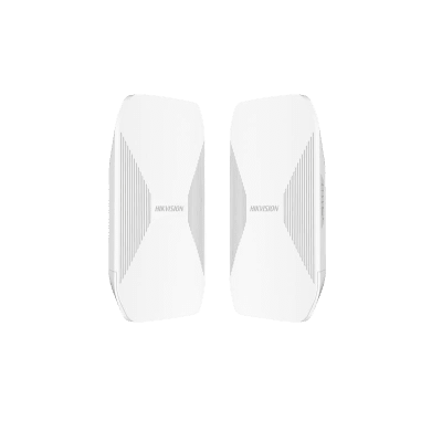 HIKVISION - Puente Inalámbrico 5GHz / 867 Mbps / 5 Km de Alcance / Kit 2 Unidades / IP55 / 3 Puertos Gigabit / PoE In-Out / Gestión HPP