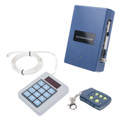 ACCESSPRO - Receptor Inalámbrico Universal / 12/24 VCC/VCA / 1600 Usuarios / 30 m (98 ft) Alcance / 2 Relevadores