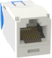 PANDUIT - Conector Jack RJ45 Estilo TG, Mini-Com, Categoría 6A, Con Gel Resistente a la Corrosión, de 8 Posiciones y 8 Cables, Color Blanco Mate
