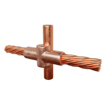TOTAL GROUND - Molde para soldadura exotermica, costado de de varilla 5/8 in. a Cable de Paso 2/0 AWG