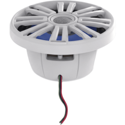 EPCOM PROAUDIO - Bocina Marina Blanca 6.5" con Iluminación RGB | 25W | 4 Ohms | Tweeter Domo de Aluminio | Resistente al Agua y Rayos UV