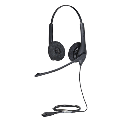 JABRA - Diadema Profesional / Cancelación de Ruido Avanzada / Brazo Articulado 270° / DSP Anti-Eco / PeakStop / Contact Center