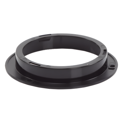 ECCO - Brida de Montaje para Plafón / Policarbonato Resistente UV e Impactos / Compatible ED3040 y ED3060 / Acabado Negro Mate / Uso Industrial