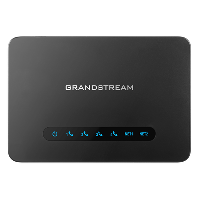 GRANDSTREAM - Gateway VoIP / 4 Puertos FXS / Router NAT Gigabit / Cifrado AES / SIP / Fax T.38