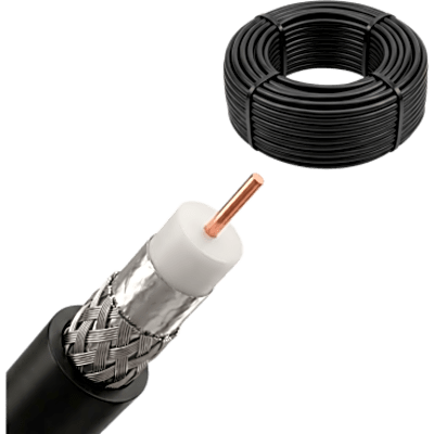 LINKEDPRO - Rollo de 30 Metros de LP400 de 50 Ohms | Cable Coaxial Profesional
