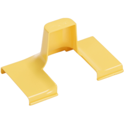 PANDUIT - Tapa de Bajada Vertical / Para Canaleta FiberRunner 4x4 / Radio de Curvatura 50.8 mm / ABS / Color Amarillo