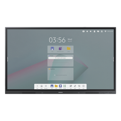 SAMSUNG ELECTRONICS - Pantalla Interactiva / 75" / 4K UHD / Táctil IR 8 ms / 400 nits / Android 14 EDLA / Wi-Fi y Bluetooth / VESA 800x400
