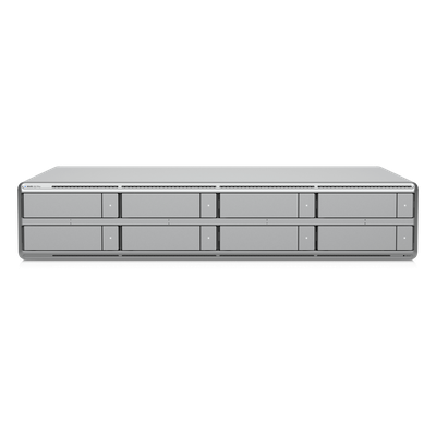 UBIQUITI - NVR 2U / 8 Bahías HDD/SSD / Soporte 100 Cámaras HD / 50 Cámaras 4K / Puerto 10G SFP+ / 2.5GbE / HDMI / Edge-AI