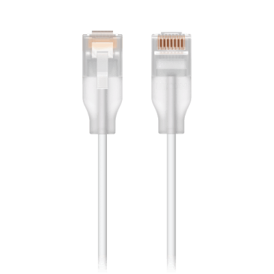 UBIQUITI - Patchcord UniFi Etherlighting? de 3 Metros (9.84 Pies), hasta 10GbE / Soporta hasta PoE+++ / Conector RJ45 Transparente para Mejores Efectos de Luz con Switches USW PRO MAX